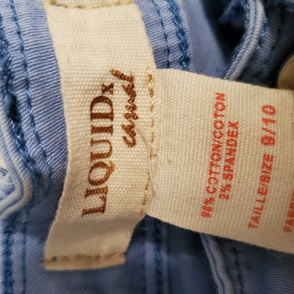 Blue women's shorts - Picture 9 of 9